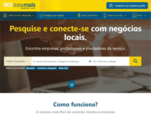 Tablet Screenshot of listamais.com.br